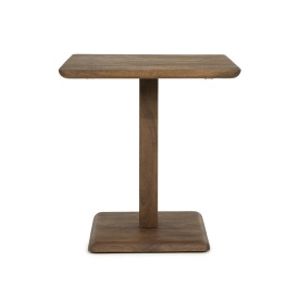 MASĂ BISTRO FLORENT PĂTRATĂ - MARO DESCHIS - 70(L) x 70(l) x 76(h)