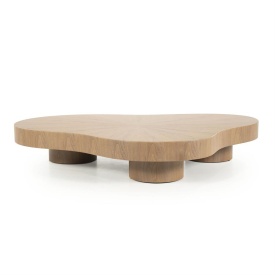 MASA DE CAFEA BOBBIE DESCHIS - FURNIR DE NUC - MARO - 150(L) x 110(l) x 25(h) cm