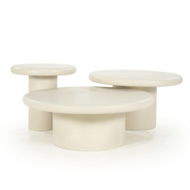 MASA DE CAFEA JADE - OXID DE MAGNEZIU - NISIP - 80(L) x 80(l) x 30(h) cm - Img 4