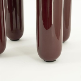 MASA LATERALA BALON - METAL - BURGUNDY - 43(L) x 43(l) x 45(h) - Img 4