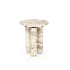 MASĂ LATERALĂ DIN MARMURĂ - 40(L) x 40(l) x 45(h)