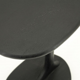 MASA LATERALA FENIX - LEMN DE MANGO [FSC] - NEGRU - 40(L) x 55(h) x 30(l) - Img 2