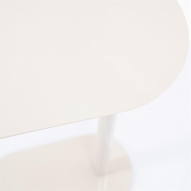 MASA LATERALA SPOT MARE - METAL - BEJ - 43(L) x 70(h) x 24(l) - Img 3