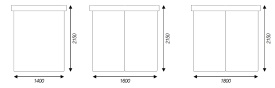 PAT VERSAL BOXSPRING - 140 x 200 CM - 215(L) x 140(h) x 140(l) (cm) - Img 11