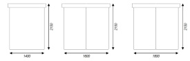 PAT VERSAL BOXSPRING - 180 x 200 CM - 215(L) x 140(h) x 180(l) (cm) - Img 11