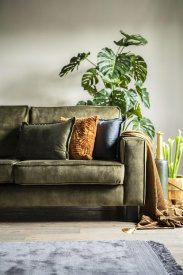 PERNA DECORATIVA MINX - CATIFEA/POLIESTER - VERDE ARMY - 60(L) x 22(h) x 40(l) - Img 2