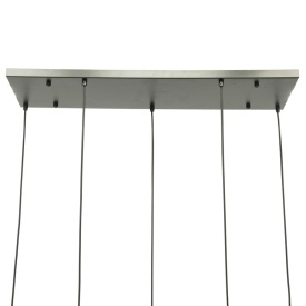 PIVOT CLUSTER DREPTUNGHIULAR - METAL SI STICLA - GRI - 98(L) x 40(l) x 165(h) - Img 5