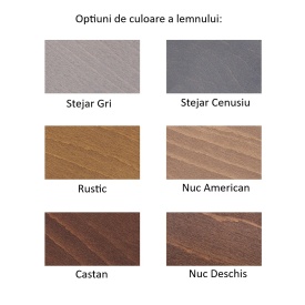 SCAUN ALTO - LEMN / MATERIAL - CULOARE LA ALEGERE - 51(L) x 89(h) x 65(l) - Img 6
