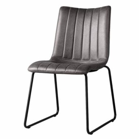 SCAUN BUNOL SAVANNAH - METAL / MATERIAL - NEGRU / ANTRACIT - 65(L) X 86(H) X 49(L)