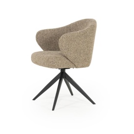 SCAUN CONNOR DONNA - TESATURA SI METAL - MARO - 61.5(L) x 60(l) x 81.5(h) cm - Img 2