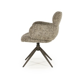 SCAUN DARCIO - GRI TAUPE GLEAM - 62(L) x 66.5(l) x 87(h) - Img 3