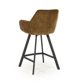 SCAUN DE BAR BLISS CU COTIERE - MUȘTAR - 52(L) x 56.5(l) x 96.5(h) - Img 5