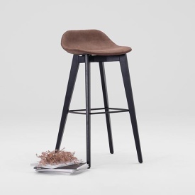SCAUN DE BAR NOA - LEMN [FSC] / MATERIAL - CULOARE LA ALEGERE - 47(L) x 80/90(h) x 50(l) - Img 5