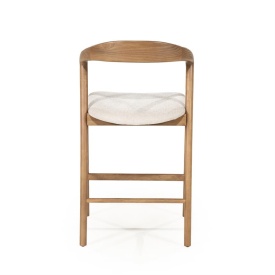 SCAUN DE BAR RAYVEN - MARO DESCHIS - 55(L) x 61(l) x 94(h) - Img 6