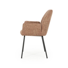 SCAUN INDY DONNA - TESATURA SI METAL - ROŞU - 58(L) x 63(l) x 89(h) cm - Img 3