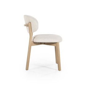 SCAUN MIKKY MOON - TESATURA SI STEJAR - BEJ - 51(L) x 59.5(l) x 79(h) cm - Img 9