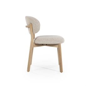 SCAUN MIKKY MOON - TESATURA SI STEJAR - TAUPE - 51(L) x 59.5(l) x 79(h) cm - Img 9