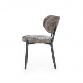 SCAUN OASIS - METAL / LEMN / TESATURA - GREJ - 54.5(L) x 78.5(h) x 59.5(l) - Img 3