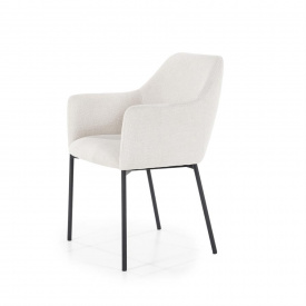 SCAUN PAUL - METAL / LEMN / TESATURA 100% POLIESTER - ANTRACIT - 58(L) x 82(h) x 60(l) - Img 2