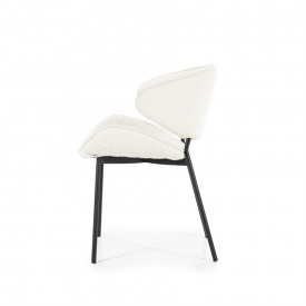 SCAUN TESS SPARK - METAL / LEMN / TESATURA - ALB MURDAR - 53(L) x 79(h) x 59(l) - Img 3