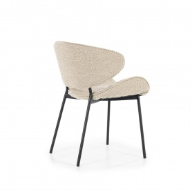 SCAUN TESS SPARK - METAL / LEMN / TESATURA -CREM - 53(L) x 79(h) x 59(l) - Img 8