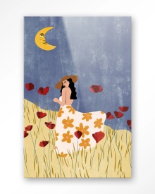 TABLOU - GIRL IN A POPPYFIELD - Img 9