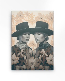 TABLOU - LADY GARDEN MEDIU - 110 X 145 (CM) - Img 1