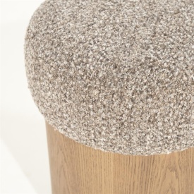 TABURET - GEORGE - TAUPE FLOU - 39(L) x 39(l) x 46(h) - Img 2
