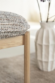 TABURET - LOTTIE - GRI TAUPE NORI - 48(L) x 48(l) x 45(h) - Img 8