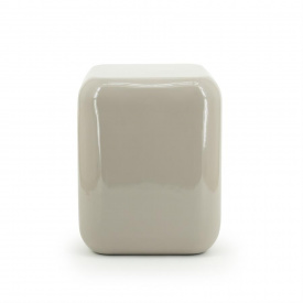 TABURET / MASA LATERALA DIXON - METAL - CREM - 34(L) x 42(h) x 34(l)