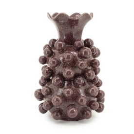 VAS VIRO - CERAMICA - ROSU - 28.3(L) x 28.3(l) x 39.7(h)