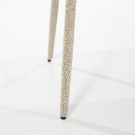 BANCĂ FIKA - METAL ȘI ȚESĂTURĂ - TAUPE - 140(L) x 58(l) x 84(h) - Img 2