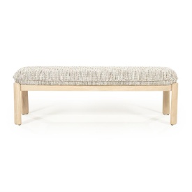 BANCĂ LOTTIE - GRI TAUPE NORI - 143(L) x 48(l) x 45(h)