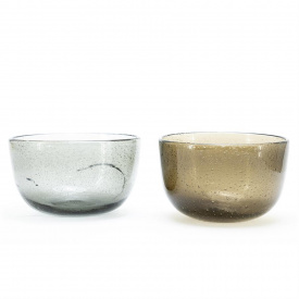 BOL BUBBLE MARE - STICLA - GRI TRANSPARENT - Ø13 x 8.2(h) - Img 2