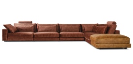 CANAPEA MODULARA BILION - (D+A+A+D+A+B) - 494(L) x 83(h) x340(l) cm