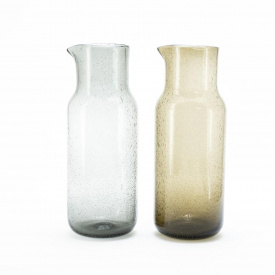 CARAFA BUBBLE - STICLA - GRI TRANSPARENT - Ø9.4 x 25(h) - Img 2