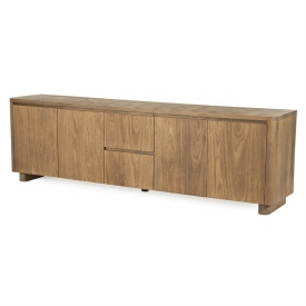 COMODA TV EDWARD - LEMN DE MANGO - MARO - 200(L) x 40(l) x 61(h) cm - Img 2