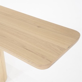 CONSOLA LEON - LEMN SI FURNIR DE STEJAR - NATURAL - 200(L) x 45(l) x 80(h) cm - Img 6