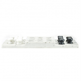 DECOR CASA - TIC TAC TOE - MARMURA - MULTICOLOR - 25(L) x 5(h) x 25(l)