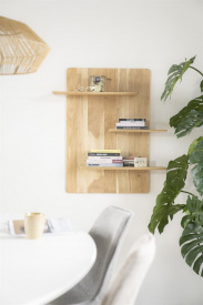 DECORATIUNE SECO - DIN LEMN DE ACACIA [FSC] - NATURAL - 60(L) x 90(h) x 23(l) - Img 2
