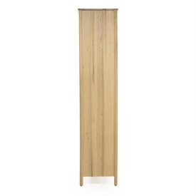 DULAP JAKE - LEMN SI FURNIR DE STEJAR - NATURAL - 102(L) x 47(l) x 210(h) cm - Img 3