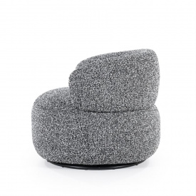 FOTOLIU MAEVE MAYWOOD - METAL / LEMN / MATERIAL 100% POLIESTER - GRI MIXT - 82(L) x 72(h) x 82(l) - Img 3