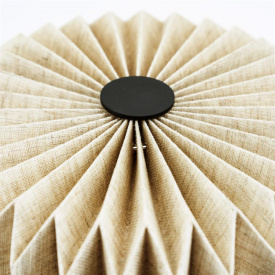 LAMPA DE MASA ZUKI - HARTIE/LEMN - CREM/NATURAL - 26(L) x 62(h) x 26(l) - Img 3