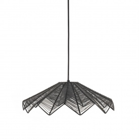 LAMPA SUSPENDATA VARJO MICA - METAL - NEGRU - 40(L) x 13.5(h) x 40(l) - Img 1