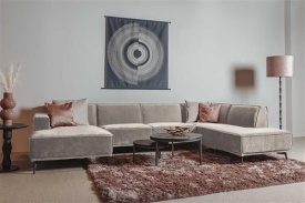 LEEDS CHAISE L - 2 5 - OTOMAN R - CITY 120 BEJ - 350(L) x 217(l) x 81(h) - Img 2