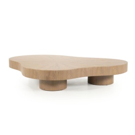 MASA DE CAFEA BOBBIE DESCHIS - FURNIR DE NUC - MARO - 150(L) x 110(l) x 25(h) cm - Img 2