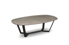 MASA DE CAFEA BRAGA - METAL / CUART - MULTICOLOR - 140(L) x 42(h) x 82(l) - Img 1