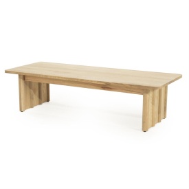 MASA DE CAFEA JAKE - STEJAR - NATURAL - 120(L) x 47(l) x 32(h) cm - Img 2