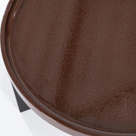 MASA DE CAFEA MAYSON - MDF SI STEJAR FIN - MARO / NEGRU - Ø90 x 35(h) - Img 2