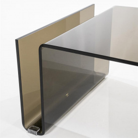 MASA DE CAFEA SHADOW - STICLA - MARO - 120(L) x 38(h) x 60(l) - Img 4